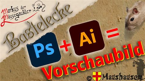 Ein Vorschaubild Entsteht Mit Adobe Illustrator Und Photoshop