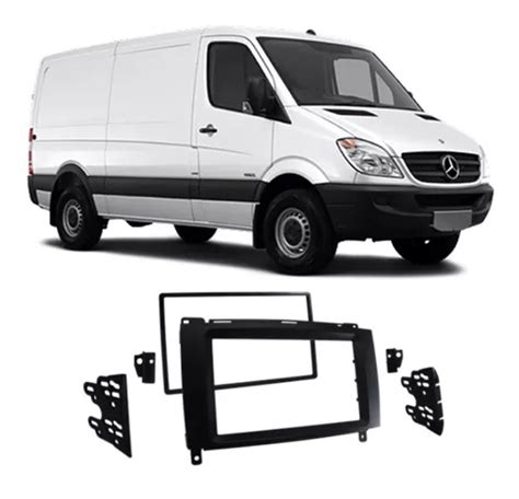 Moldura Painel Dvd 2 Din Multimídia Mercedes Benz Sprinter Frete grátis