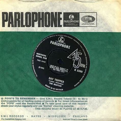 Day Tripper single – United Kingdom – The Beatles Bible