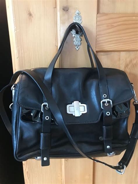 Navyboot Henkel Tasche Leder Business Tasche Schwarz Kaufen Auf Ricardo