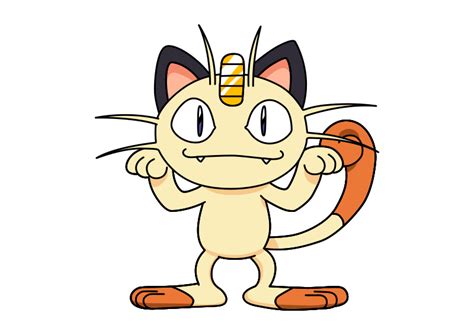 Meowth Pokemon Vector