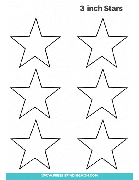 3 Inch Star Templates Download Printable Pdf Templateroller