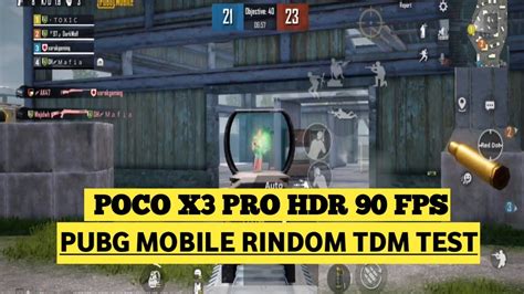 Poco X Pro Hdr Fps Pubg Mobile Rindom Tdm Test Poco X Pro Pubg