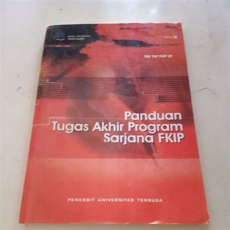 Jual Buku Panduan Tugas Akhir Program Sarjana FKIP Shopee Indonesia