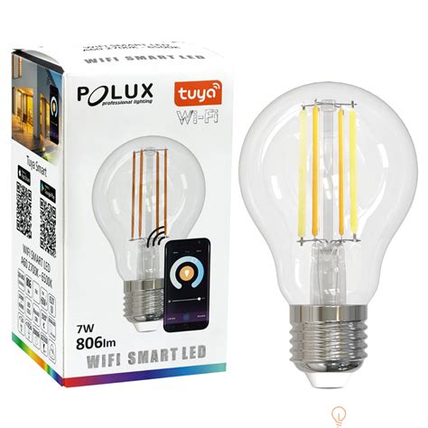 Wi Fi Smart żarówka Led E27 Filament A60 7w CiepŁa 2700k~zimna 6500k