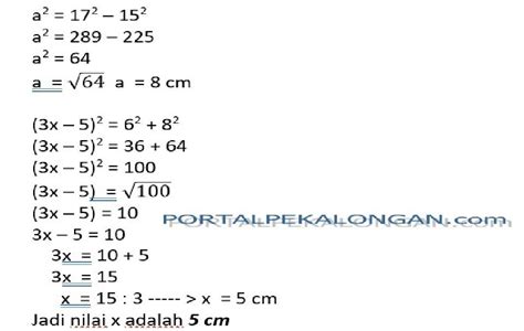 Kunci Jawaban Matematika Uji Kompetensi 6 Halaman 48 No 14 17 Kelas 8