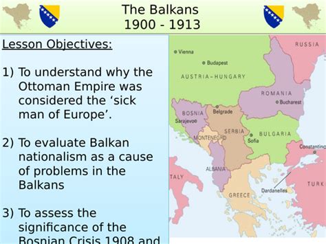 Problems in the Balkans 1900 - 1913 - Causes of WW1 - Bosnian Crisis ...