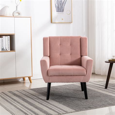 Jins Vico Living Room Upholstered Accent Chair Ergonomics Single Sofa