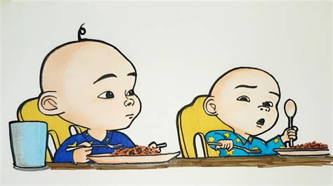 Upin And Ipin Musim 17 Angin Kopi Teh Dan Susu Upin Ipin Menggambar