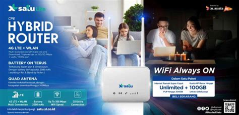 Promo Advan Satu Lite Internet Rumah Unlimited Kuota Modem Router Wifi