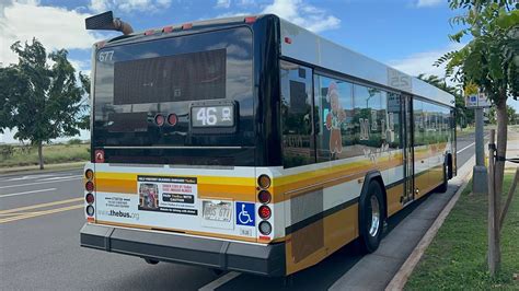 Honolulu TheBus Route 46 Keoneae U H West Oahu Skyline Station Bus