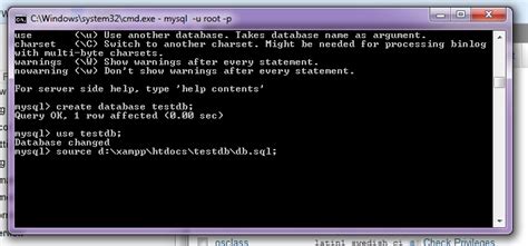 Import Mysql Db Using Command Line Walkswithme