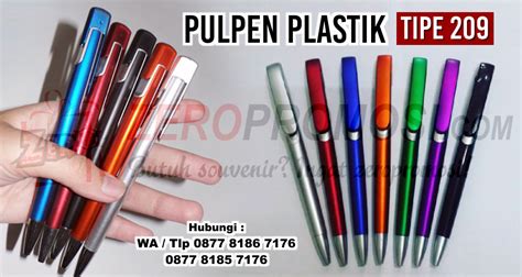 Souvenir Pulpen Plastik Promosi Tipe 209 Zeropromosi Souvenir