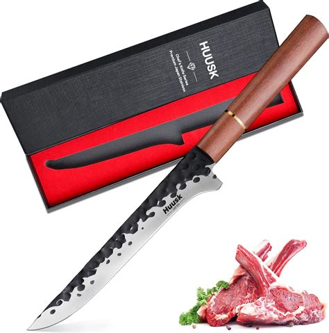 Amazon.com: Huusk Boning Knife, 7 Inch Hand Forged Fillet Knife, High