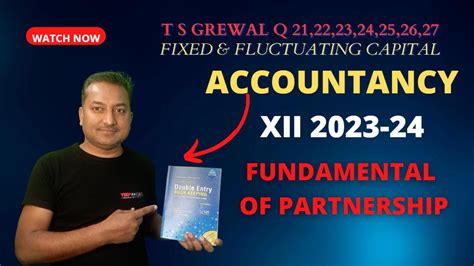 ACCOUNTANCY 12th Q 21 22 23 24 25 26 27 FUNDAMENTAL OF PARTNERSHIP T