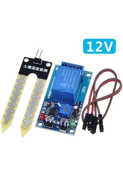 12v tzt Dc 5v 12v Toprak Nem Sensörü Röle Kontrol Modülü Aduino 12v