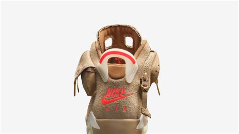 Travis Scott X Air Jordan VI Retro British Khaki Raffles Closed