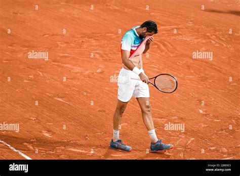 Marin Cilic Of Croatia During The French Open Grand Slam Tennis