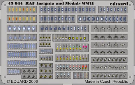 RAF Insignia and Medals WWII Eduard 49044