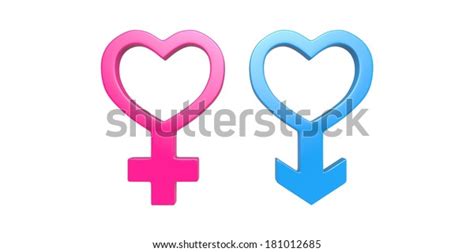 3 D Male Female Sex Symbol Stock Illustration 181012685 Shutterstock