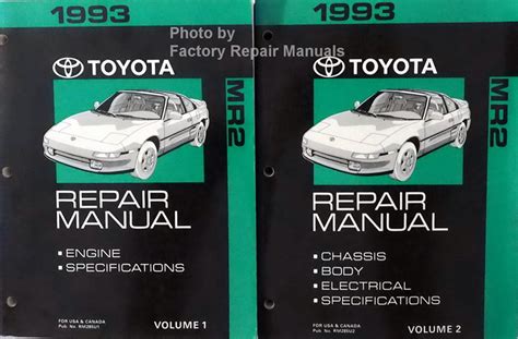 1993 Toyota Mr2 Electrical Wiring Diagrams Manual Original Factory Repair Manuals