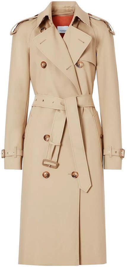 Burberry Bridstow Gabardine Trench Shopstyle Coats