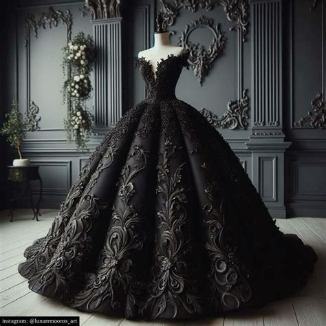 Pin By Ernesto Rivas On Royalty In Goth Wedding Dresses Black