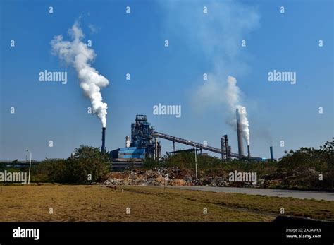 Large steel processing plant Stock Photo - Alamy