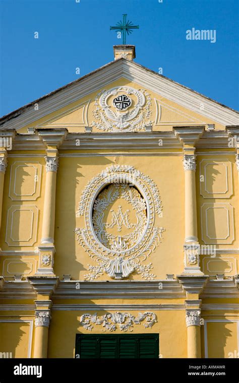 asia china Macau st dominics church Stock Photo - Alamy