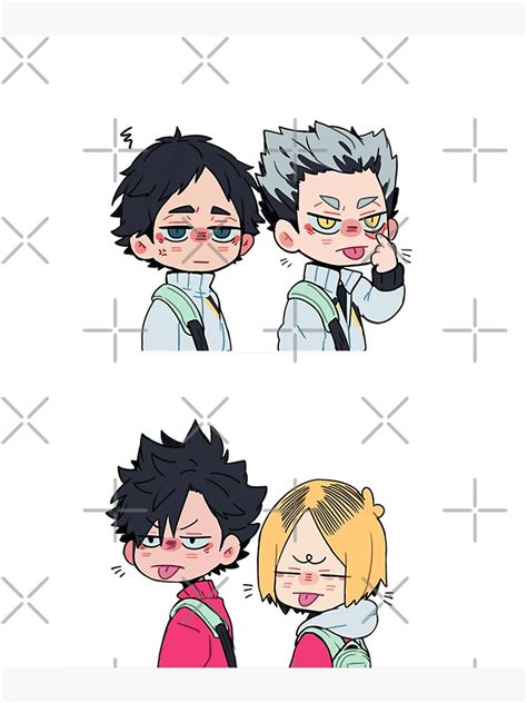 Haikyuu Bokuto Akaashi Kuroo Kenma Poster For Sale By Productanime