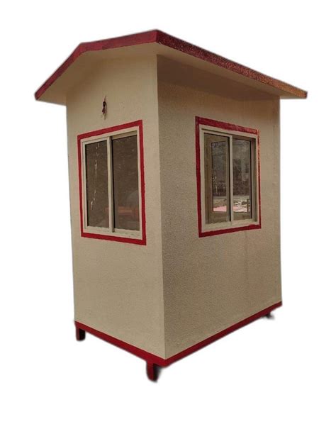 Panel Build Rectangular Wooden Security Guard Portable Cabin At Rs