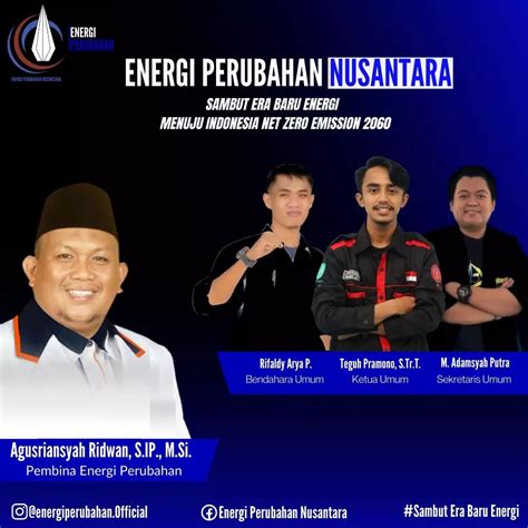 Dirikan Komunitas Energi Perubahan Nusantara Sejumlah Mahasiswa