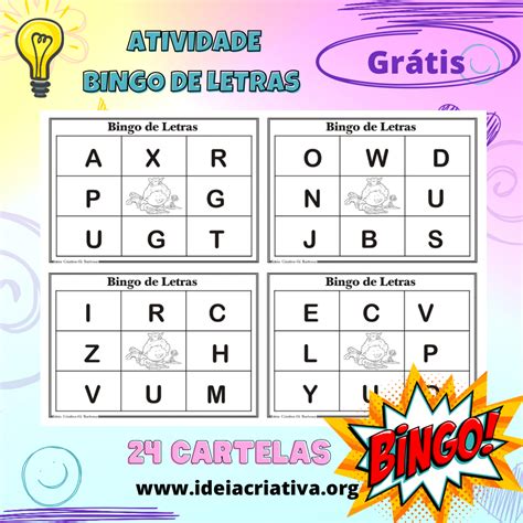 Aprenda O Jogo Do Bingo Das Vogais Atividades Para Educa O Infantil