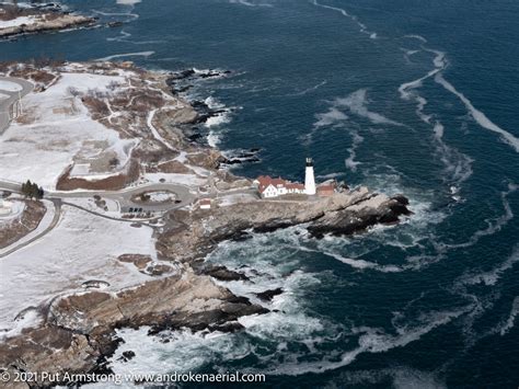 Casco Bay Lighthouses – Androken Aerial