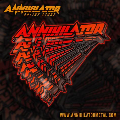 ANNIHILATOR LOGO STICKERS - PACK OF 3 | annihilator