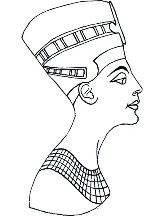 Nefertiti Regina Egizia Disegni Da Colorare Disegni Da Colorare E