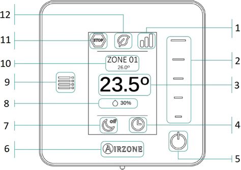 AIRZONE Blueface Zero Thermostat User Manual