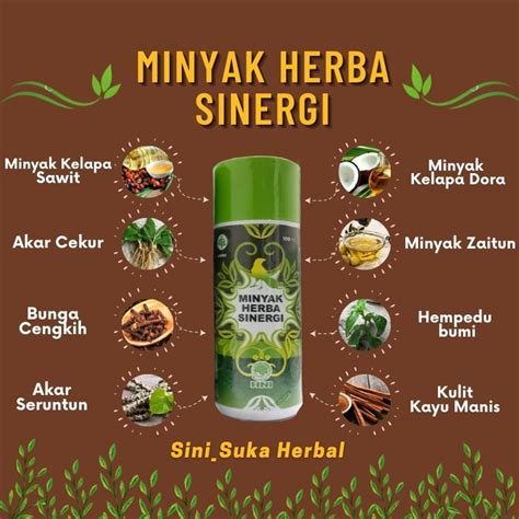 Jual Minyak Herba Sinergi Mhs Original Pijat Urut Luka Gosok Gatal