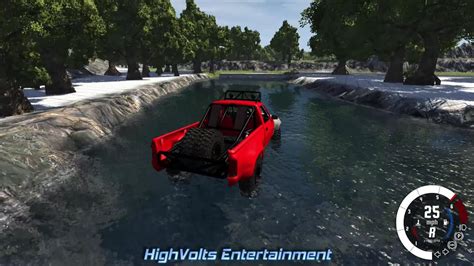 Beamngdrive Mods Toyota Prerunner Hydroplaning Across Water Youtube