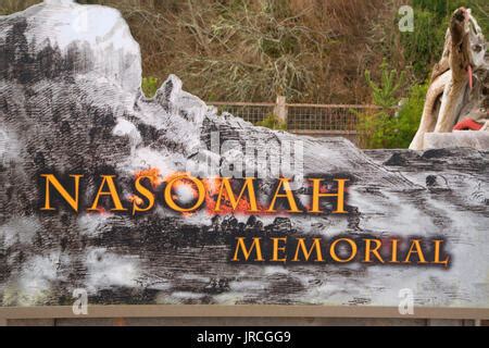 Entrance Sign With Interpretive Board Nasomah Memorial Bandon Oregon