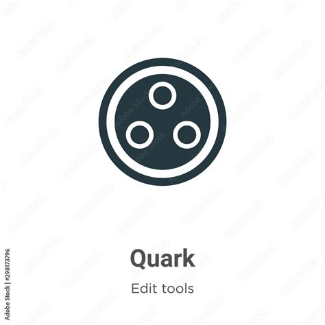 Quark vector icon on white background. Flat vector quark icon symbol ...