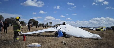 Incidente Aéreo En Aguascalientes Dos Personas Resultan Heridas