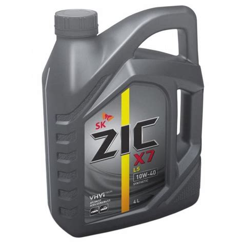 Фирменное моторное масло ZIC X7 LS 10W-40, его технические особенности ...