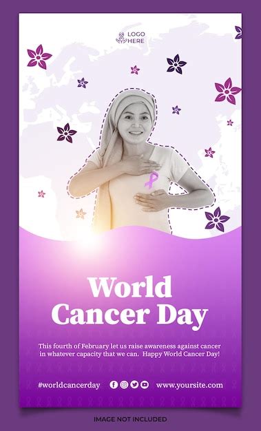 Premium Psd World Cancer Day Awareness Social Media Story