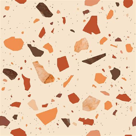 Orange Terrazzo Peel And Stick Wallpaper Fancy Walls