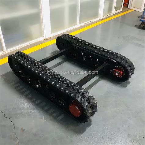 Robot Tracked Vehicle Chassis Undercarriage Chassis Tank Tracks Rubber