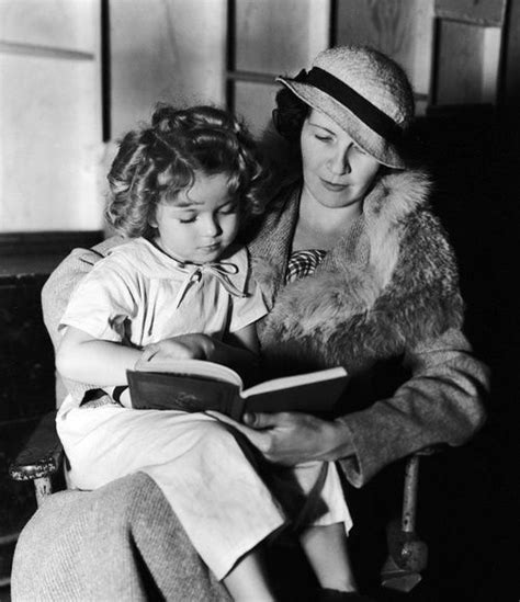 Shirley Temple Reads A Book With Her Mother Gertrude Shirley