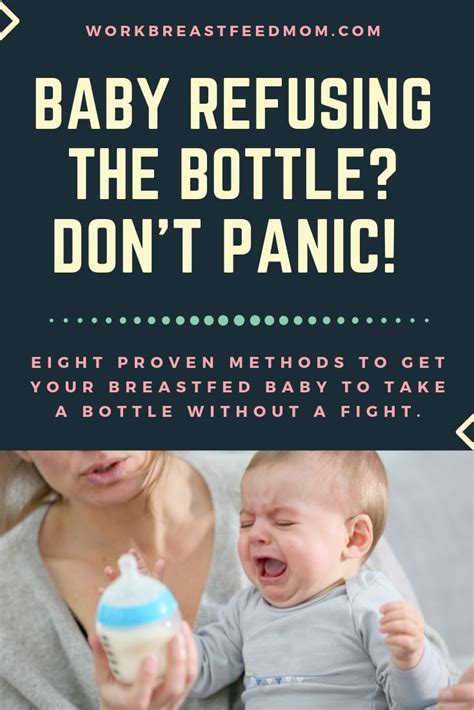 Baby Refusing Bottle Try This Work Breastfeed Mom Baby Wont Take