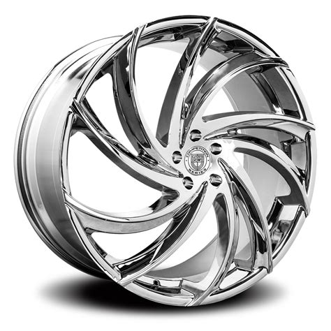 Lexani Wheels Twister Chrome Rim Wheel Size 18x8 Performance Plus Tire