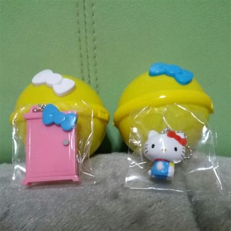 Hello Kitty X Doraemon Capsule Kitty Mascot Keychain And Doraemon Mini